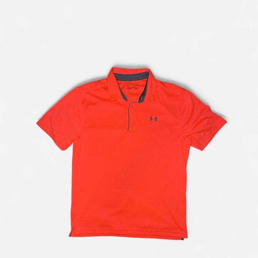 Under-armour Men's Orange and Pink Polo-shirts